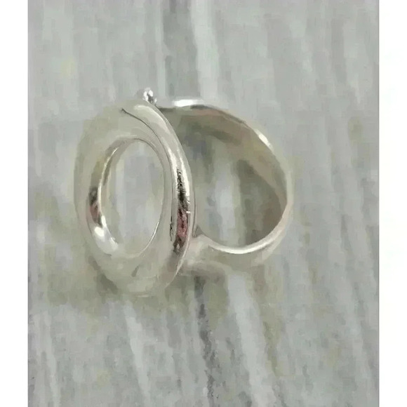 Tiffany & Co Sterling Silver Elsa Peretti Sevillana Ring Size 5.25 - Picture 7 of 10